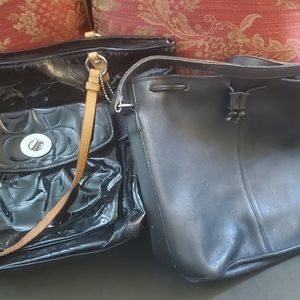 2 Handbags . Crossbody and Tote